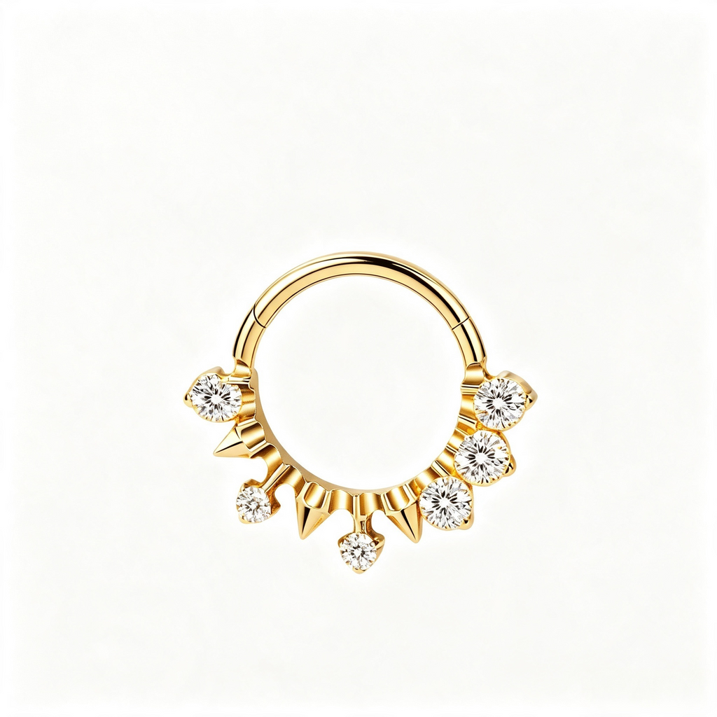 Titanium Septum Ring | Clicker Navel Jewelry