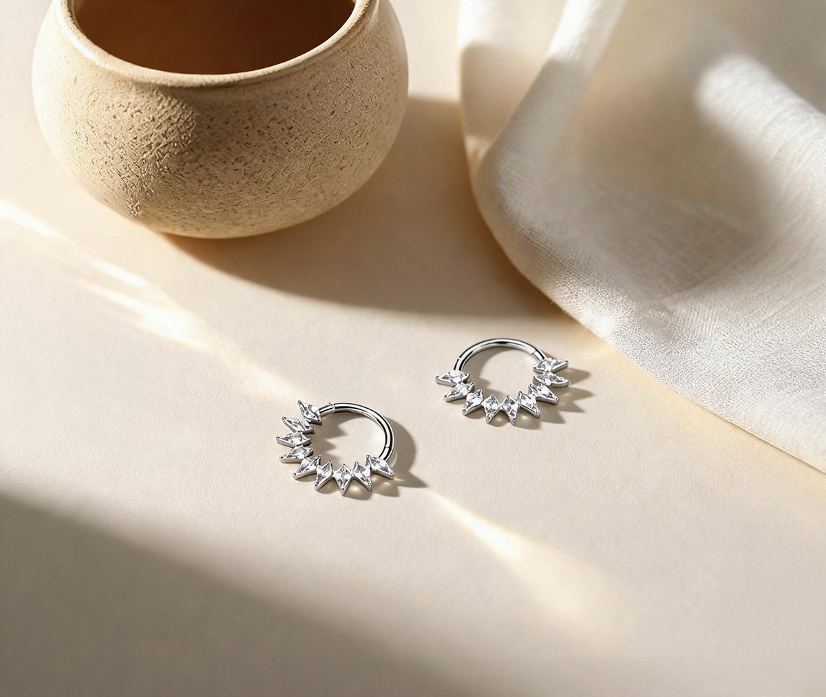 Titanium Septum Ring | Clicker Navel Jewelry