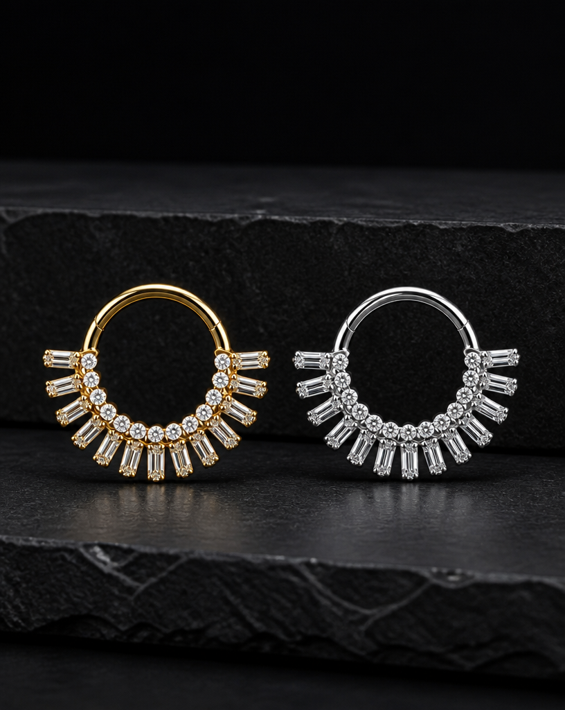 Titanium Septum Ring | Clicker Navel Jewelry