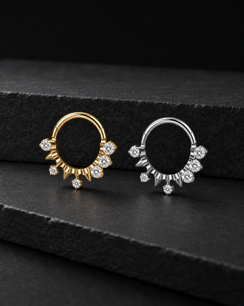 Titanium Septum Ring | Clicker Navel Jewelry