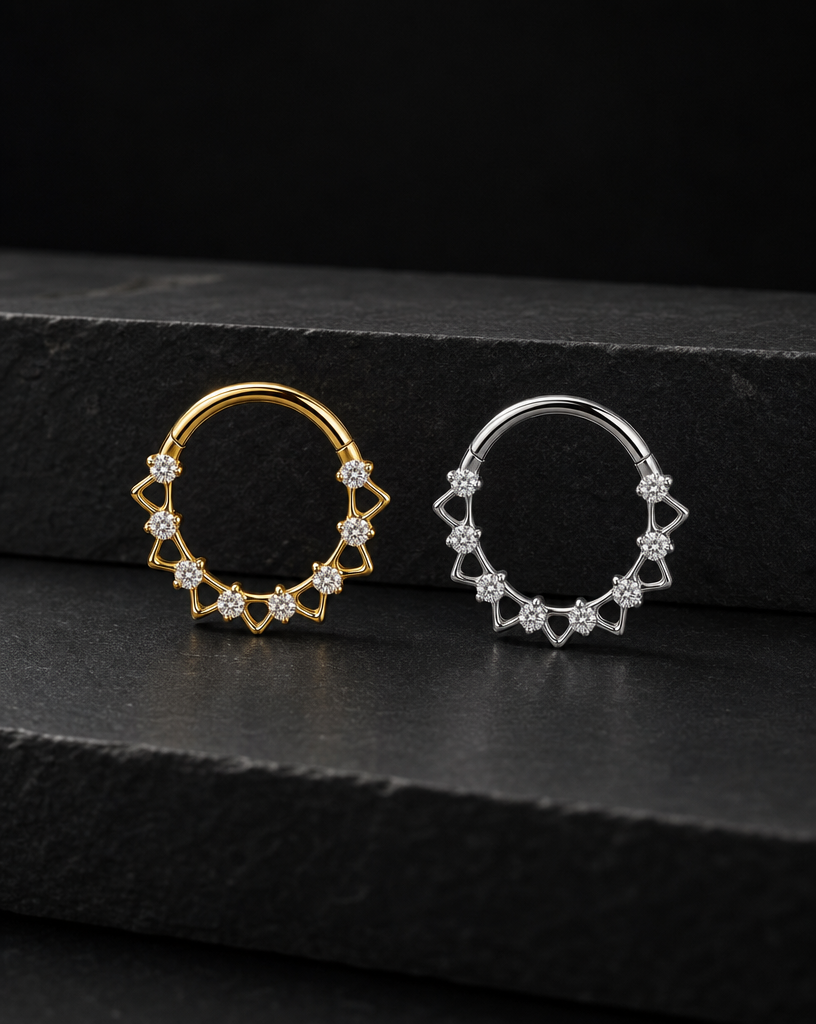 Titanium Septum Ring | Clicker Navel Jewelry